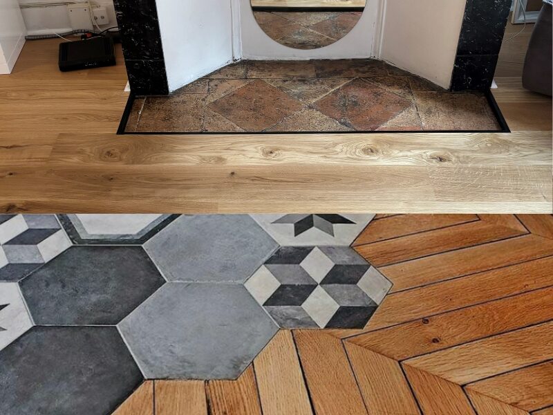 des finitions dans les régles de l'art parquet net